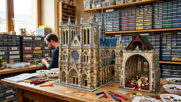 30 000 Briques Lego : La Cathédrale de Troyes Prend Vie