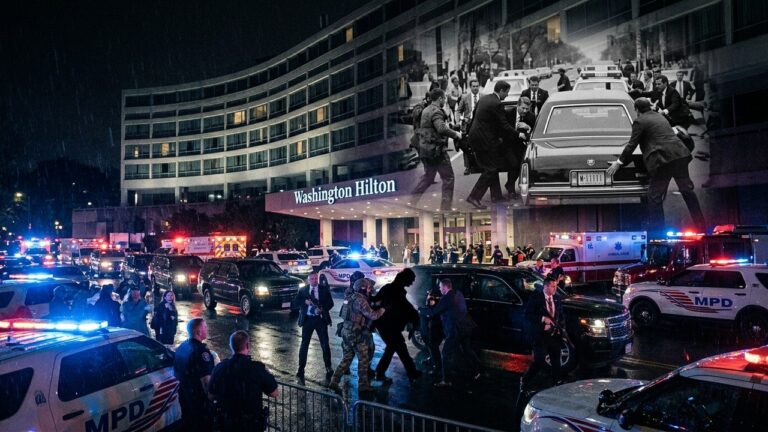 45 Ans Après Reagan : Trump Évacué Du Même Hôtel À Washington