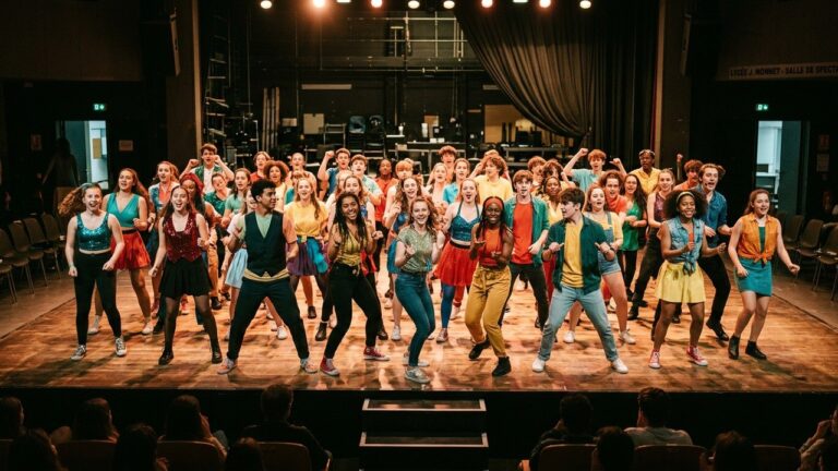 46 Lycéens de Corbeil Montent une Comédie Musicale Quasi Pro