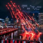 89 Drones Chutent Dans L'Eau Lors Du Festival Vivid À Sydney