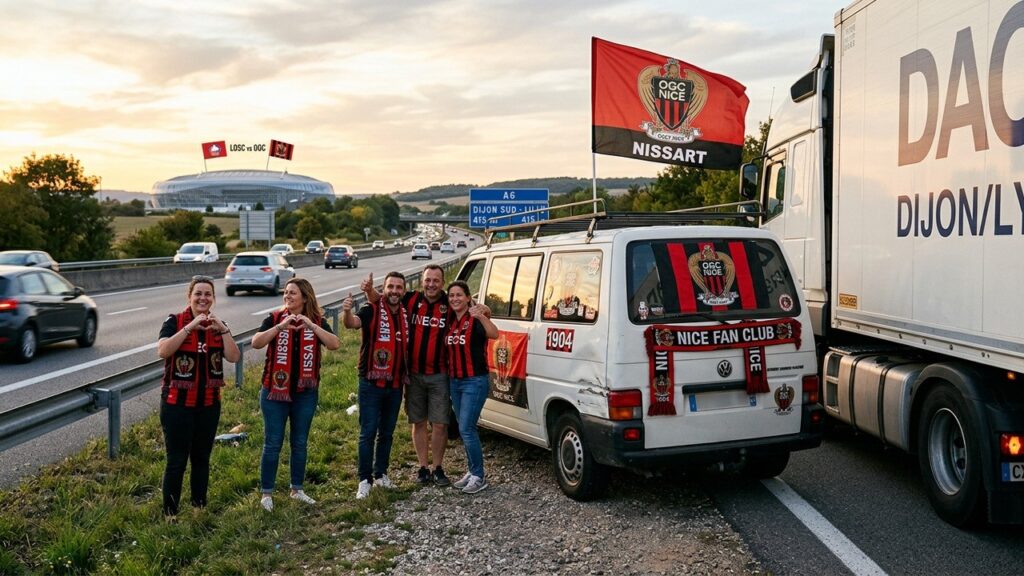 Accident de Supporters OGC Nice sur la Route de Lille : Message Fort du Club