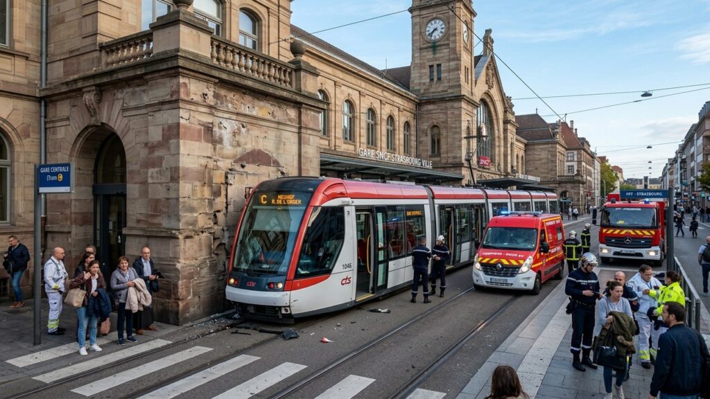 Accident Tram Strasbourg Gare : Deux Blessés Légers Après unFinalizing Strasbourg tram accident article in French Malaise