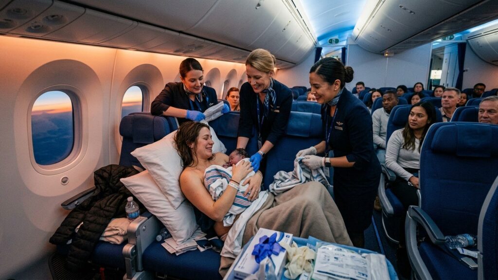 Accouchement en Vol : Un Bébé Naît à Bord et Force l&rsquo;Atterrissage d&rsquo;Urgence