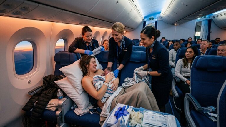 Accouchement en Vol : Un Bébé Naît à Bord et Force l&rsquo;Atterrissage d&rsquo;Urgence