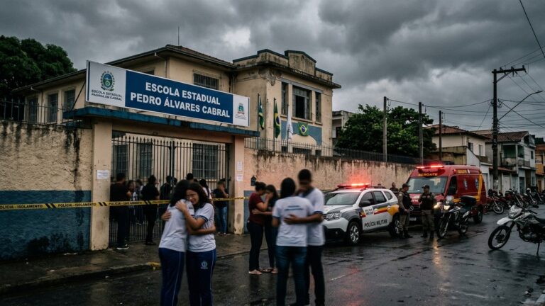 Adolescent de 13 Ans Tue Deux Personnes dans une École au Brésil