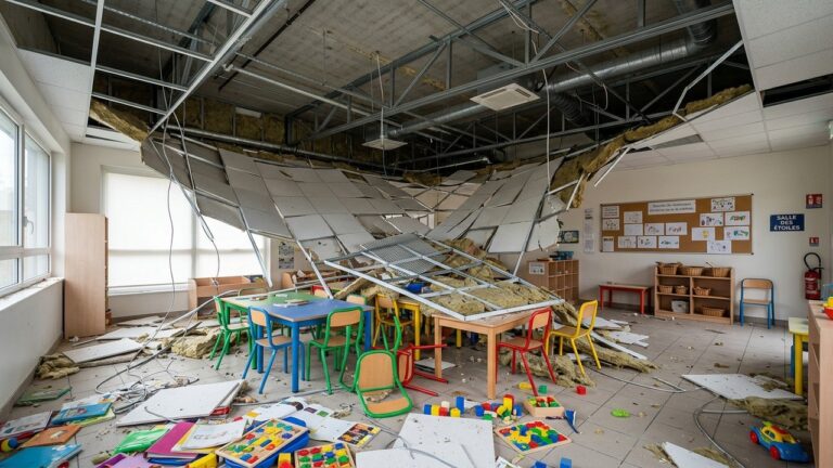 Affaissement Plafond Maternelle Yvelines : Malfaçons Révélées
