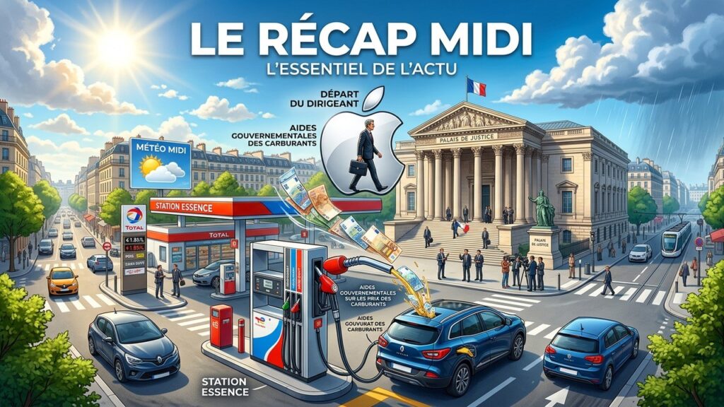 Aides Carburants, Procès et Départ Tim Cook : Infos du Jour