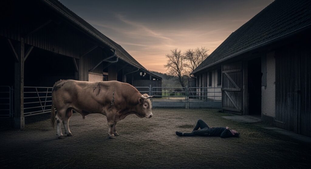 Ain : Agriculteur de 58 Ans Retrouvé Mort, Son Taureau Soupçonné