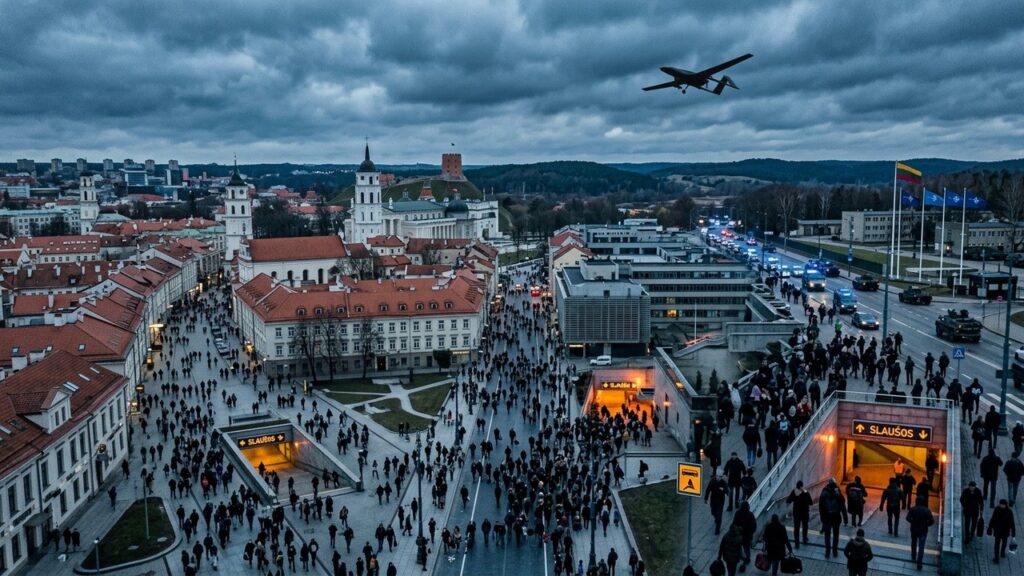 Alerte au Drone en Lituanie : Quand Vilnius se Met à l&rsquo;Abri