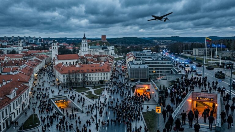 Alerte au Drone en Lituanie : Quand Vilnius se Met à l&rsquo;Abri