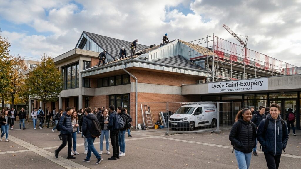 Alfortville : Lycée Maximilien-Perret en Voie d&rsquo;Étanchéité Complète