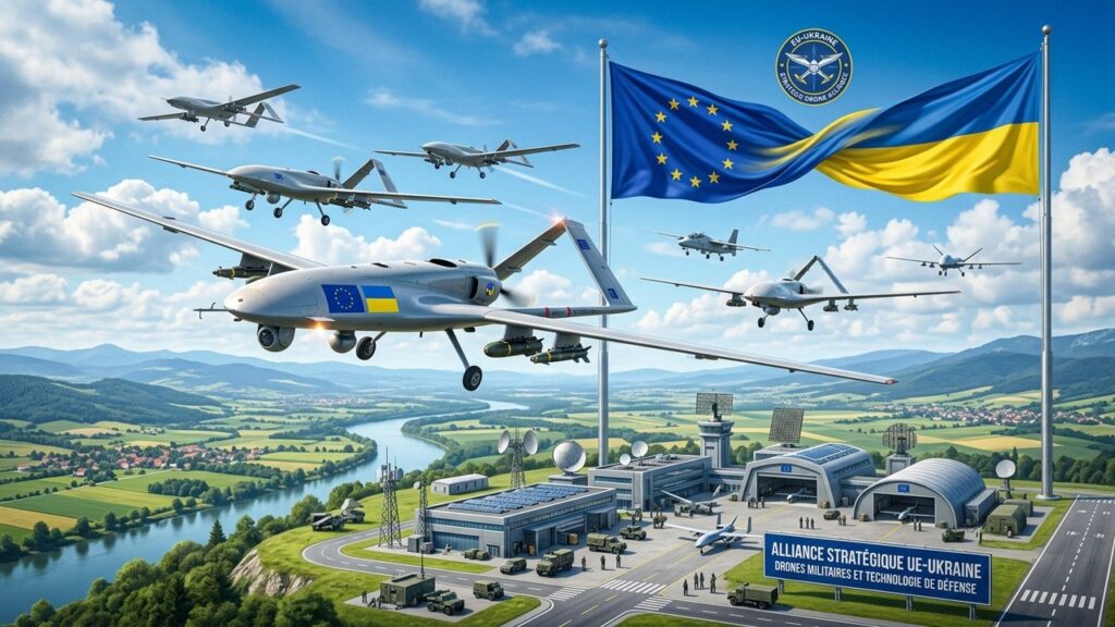 Alliance Drones UE-Ukraine : Renforcement Stratégique de la Défense Européenne