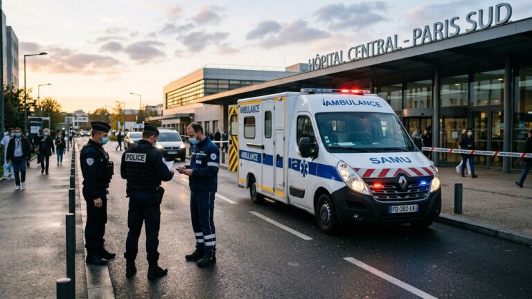 Ambulanciers Contrôlés : Trois Arrestations Inquiétantes Devant un Hôpital