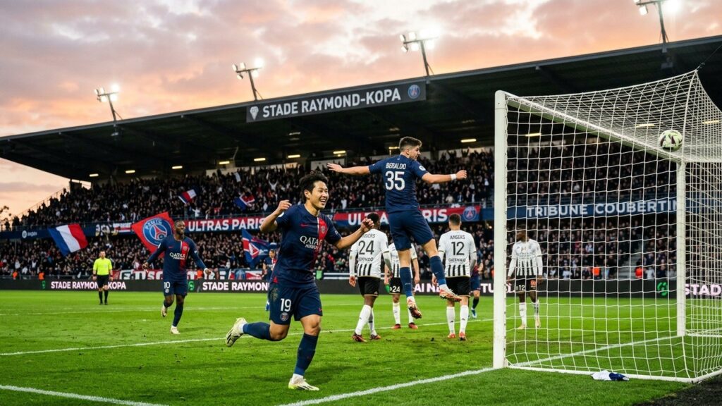 Angers-PSG (0-3) : Le PSG Domine et Se Prépare pour le Bayern