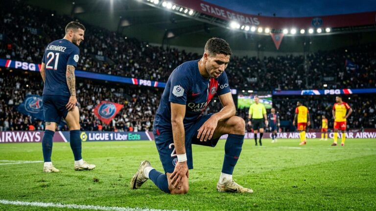 Angers-PSG : Hakimi et Hernandez Remplacés à la Mi-Temps