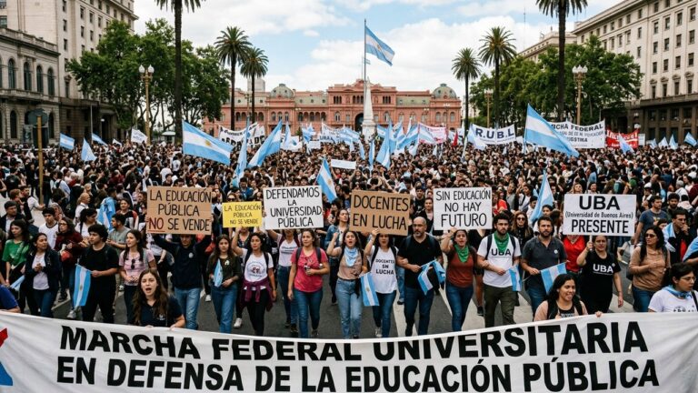 Argentine : Universités en Colère Face à l&rsquo;Austérité de Milei