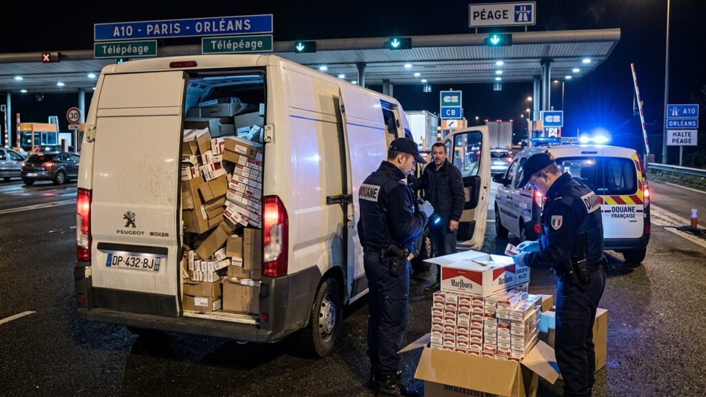 Arrêté sur l&rsquo;A10 avec 1 Tonne de Fausses Cigarettes : Condamné à 3 Ans