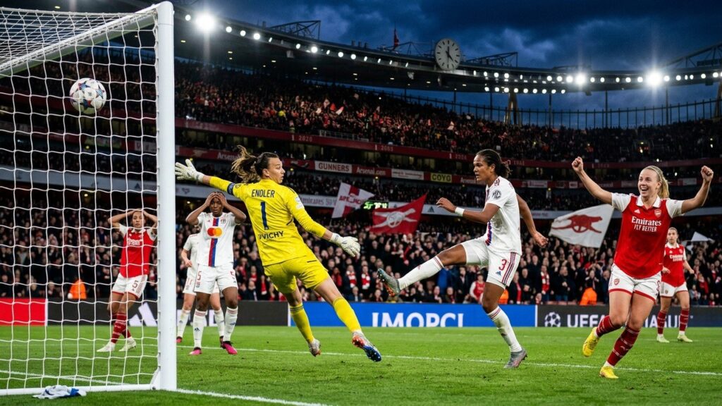 Arsenal Bat Lyon 2Expanding match analysis and context-1 : Les Erreurs Fatales des Lyonnaises en Demi-Finale