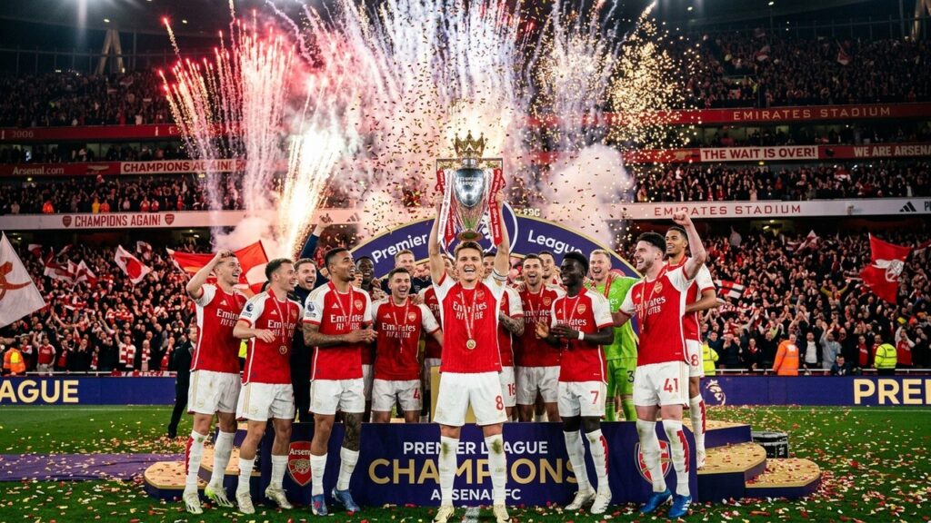 Arsenal Champion d&rsquo;Angleterre 2026 : Persévérance Récompensée