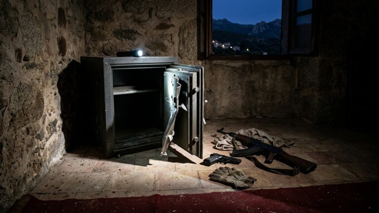 Arsenal Volé en Corse : 14 Armes de Poing et AK-47 Dérobés