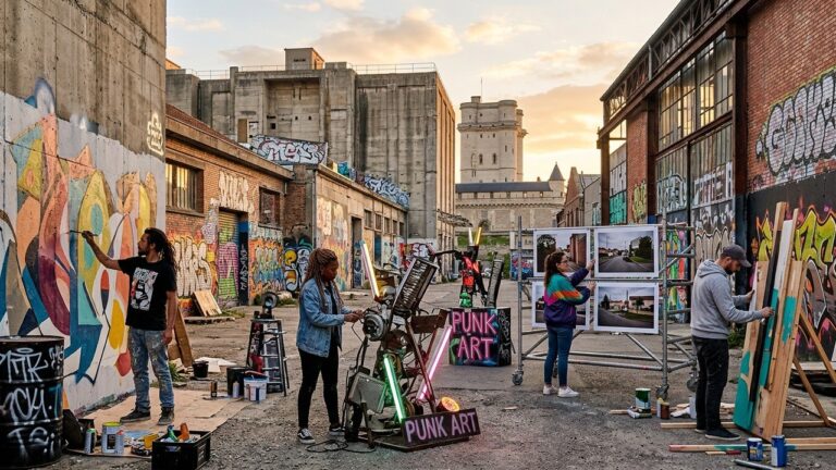 Art Industriel Punk : 11 Artistes Réinventent Morsang-sur-Orge