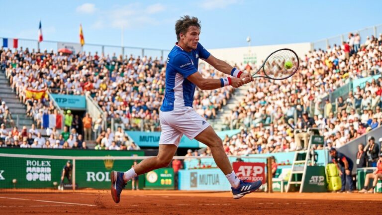 Arthur Fils Brille à Madrid et File en Quarts du Masters 1000