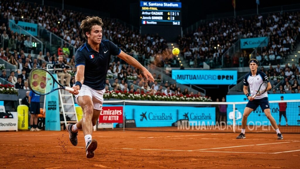 Arthur Fils Défie Jannik Sinner en Demi-Finale à Madrid