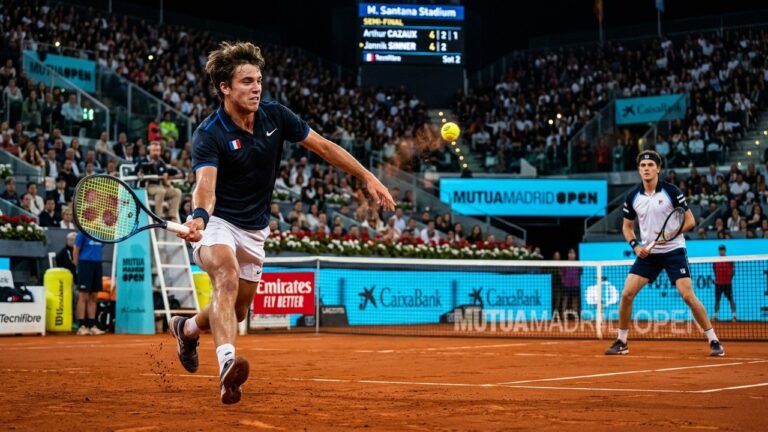 Arthur Fils Défie Jannik Sinner en Demi-Finale à Madrid