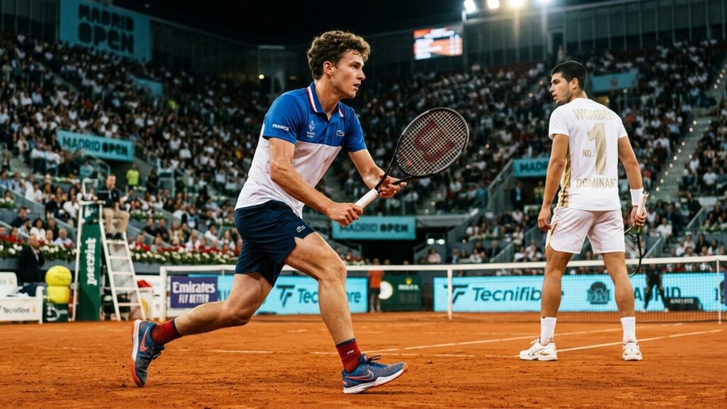 Arthur Fils Face à Sinner à Madrid : Test Ultime Avant Roland-Garros