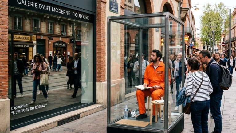 Artiste Toulousain EnGenerating the Cage : Performance Choc Sur Liberté Numérique