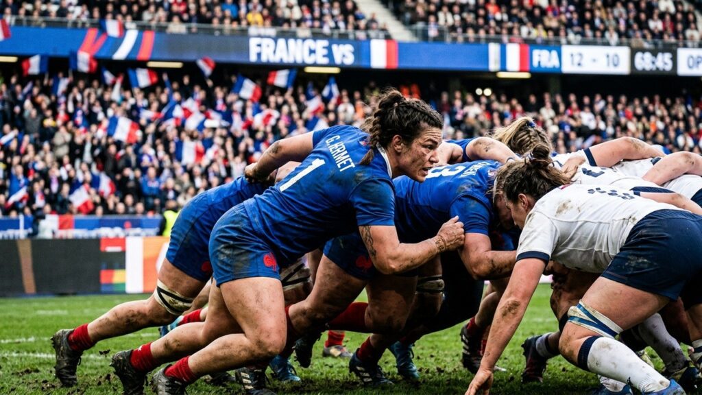 Assia Khalfaoui, Pilier Puissante des Bleues au Tournoi des Six Nations