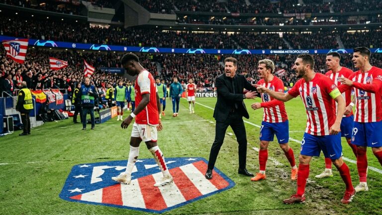 Atlético Madrid Arsenal : Ben White Provoque la Colère Après Avoir Marché Sur le Logo