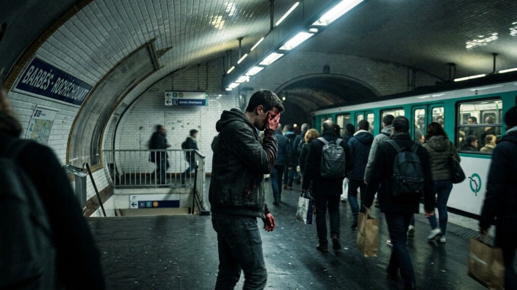 Attaque À La Machette Dans Le Métro Parisien : Un Jeune Homme Blessé