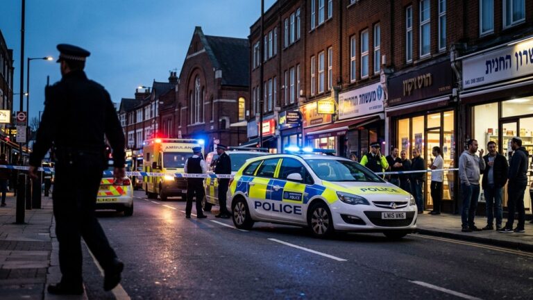 Attaque au Couteau à Londres : Terreur dans un Quartier Juif
