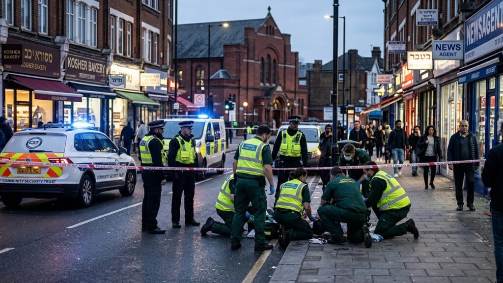 Attaque au Couteau à Londres : Terreur dans un Quartier Juif