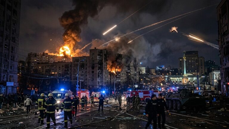 Attaque Russe sur Kiev : 10 Morts et Tensions Extrêmes en Ukraine