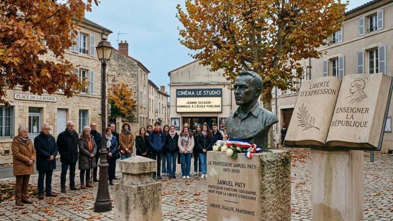 Attente Et Appréhension À Conflans Pour Le Film Sur Samuel Paty
