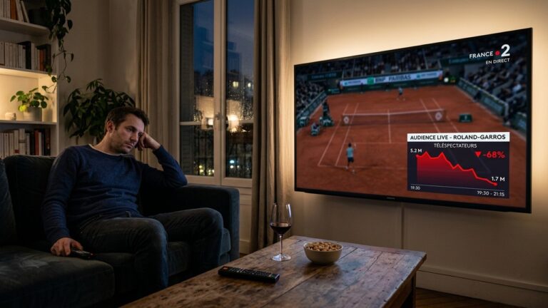 Audiences TV : Fiasco pour le Documentaire sur Roland-Garros