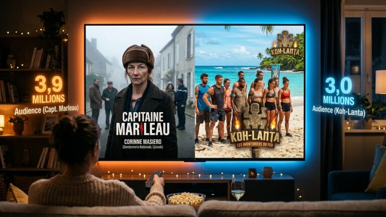 Audiences TV : Koh-Lanta Progresse Fort mais Capitaine Marleau Imbattable