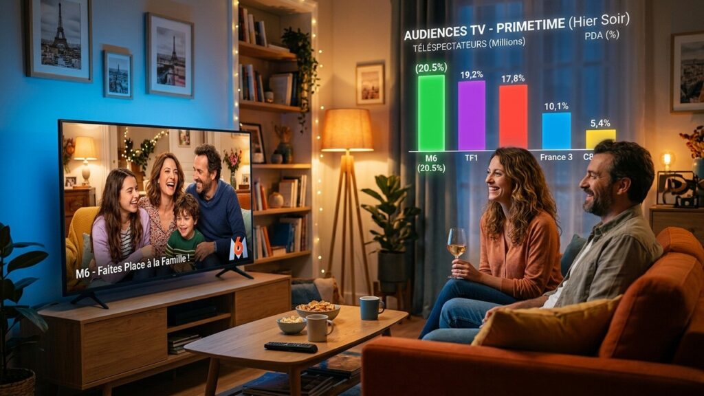 Audiences TV : M6 Triomphe avec Cocorico Face à TF1