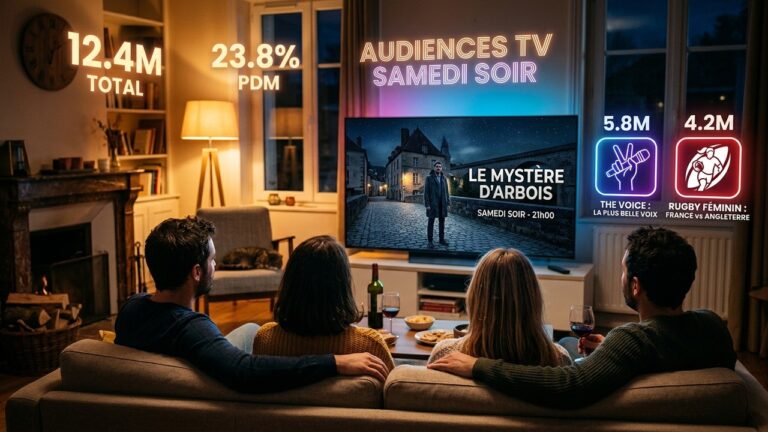 Audiences TV : Meurtres en Arbois Domine The Voice et le Rugby