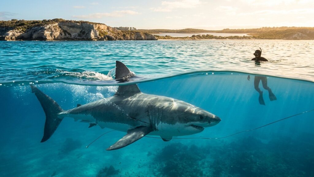Australie : Tragédie Mortelle d&rsquo;un Homme Attaqué par un Grand Requin Blanc