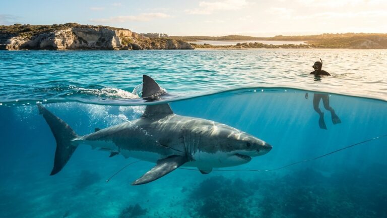 Australie : Tragédie Mortelle d&rsquo;un Homme Attaqué par un Grand Requin Blanc