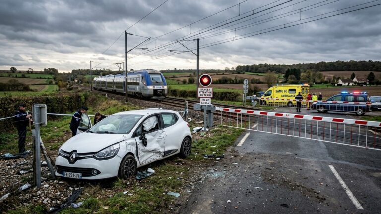 Automobiliste Tué En Forçant Un Passage À Niveau Dans L&rsquo;Oise