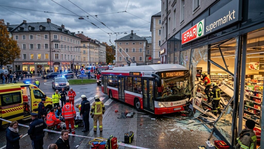Autriche : Un Mort Et Six Blessés Après Collision De Trolleybus À Salzbourg