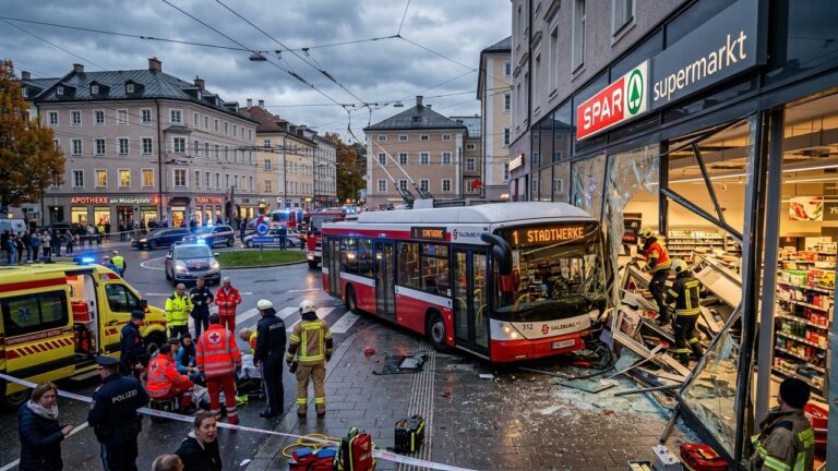 Autriche : Un Mort Et Six Blessés Après Collision De Trolleybus À Salzbourg