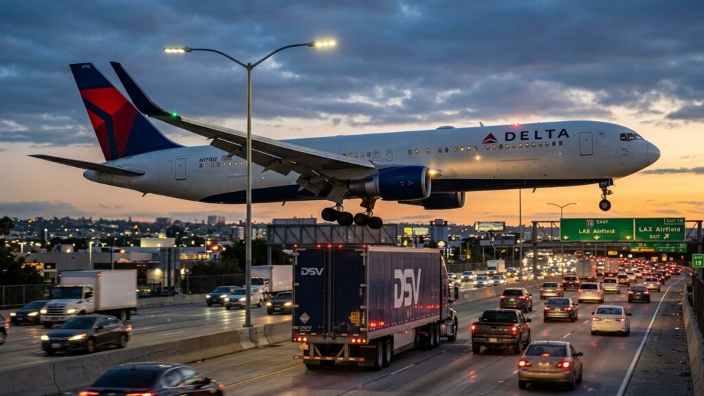 Avion Heurte Camion et Lampadaire à Newark : Incident Spectaculaire à l&rsquo;Atterrissage