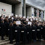 Avocats Essonne Protestent Contre Réforme Judiciaire SURE