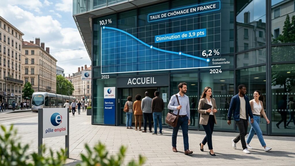 Baisse du Chômage en France : -1,2% au Premier Trimestre 2026