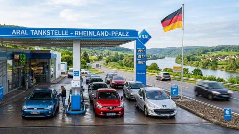 Baisse Taxes Carburant Allemagne : Français Font Plein Frontière